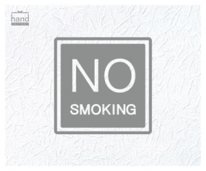 [그래픽스티커] NO SMOKING FRAME